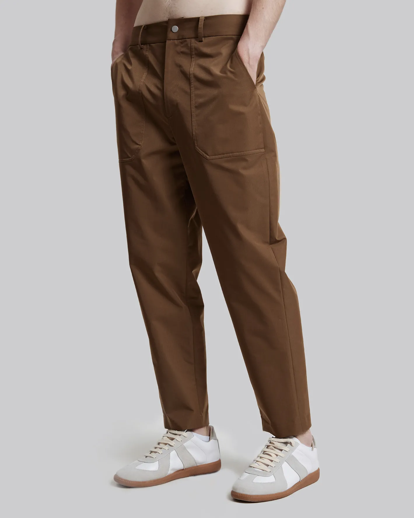 Cheap Classic Khakis Man Standard Trousers