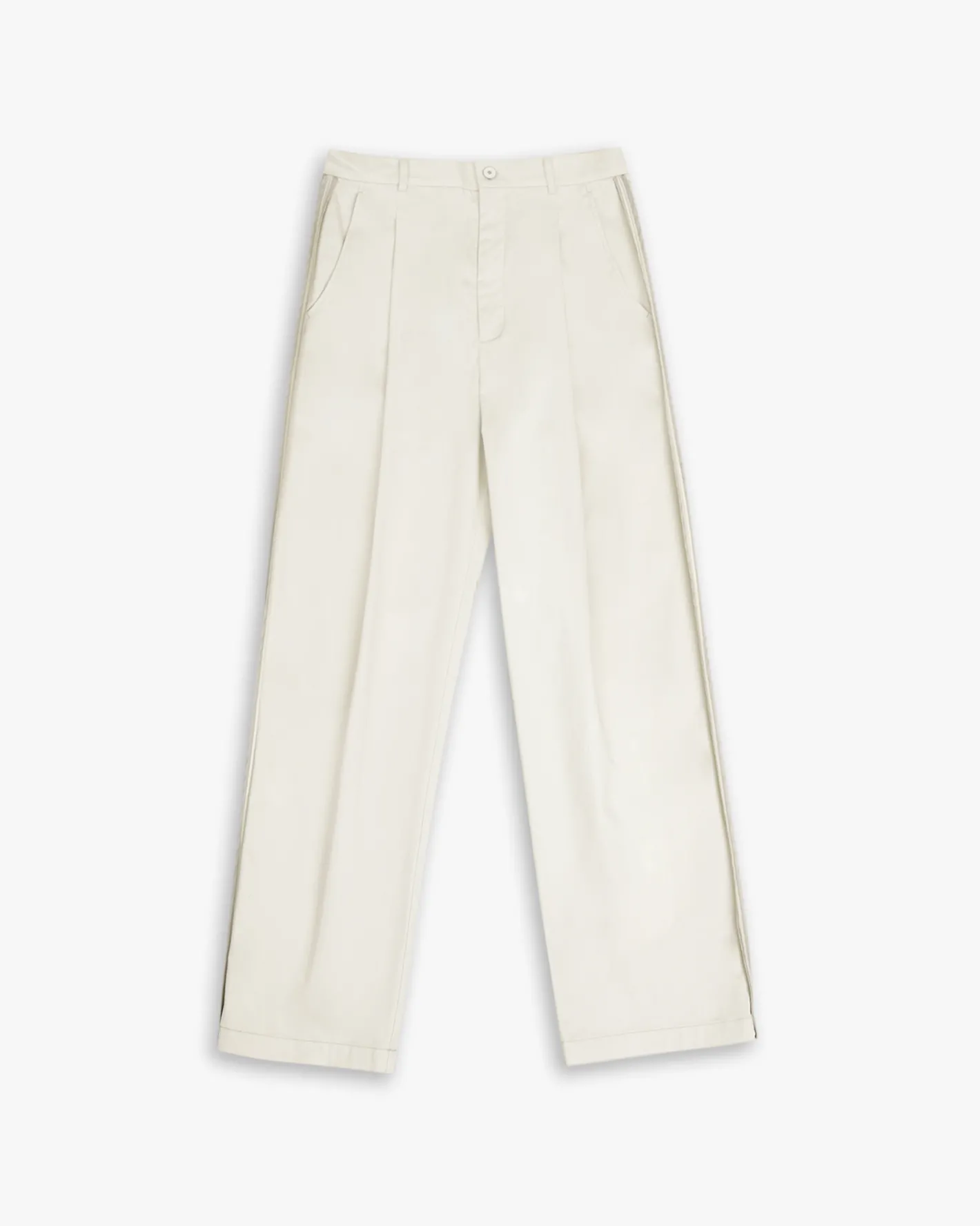 Sale 1 × Cotton Pleated Pants Man Standard Trousers