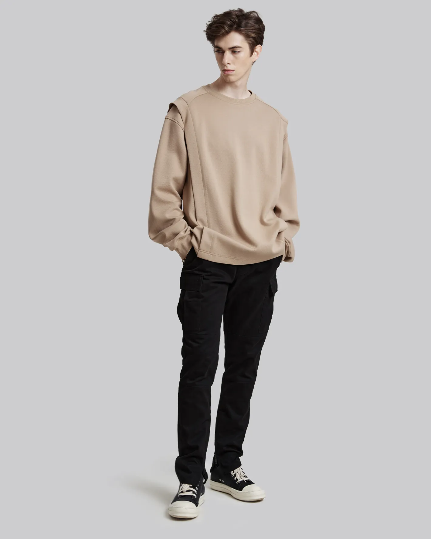 Outlet Expandable Sweatshirt Man Standard