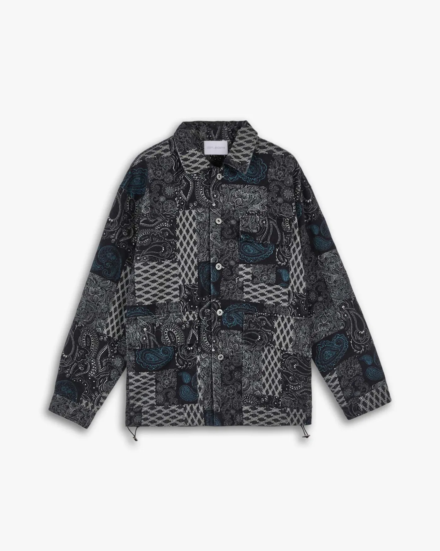 Online 1 ×Intricate Pattern Overshirt Man Standard