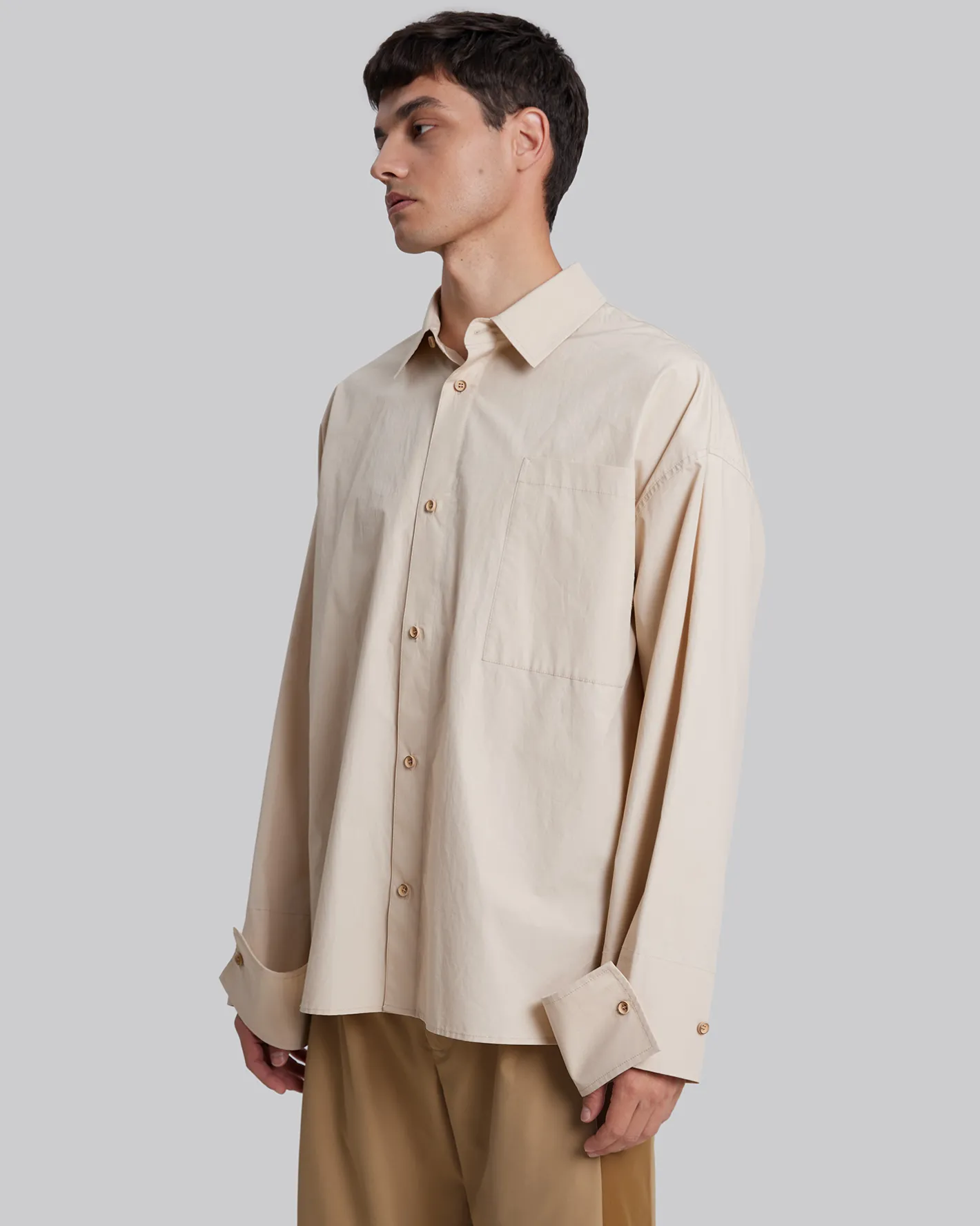 Cheap Large Chest Pocket Shirt Man Standard