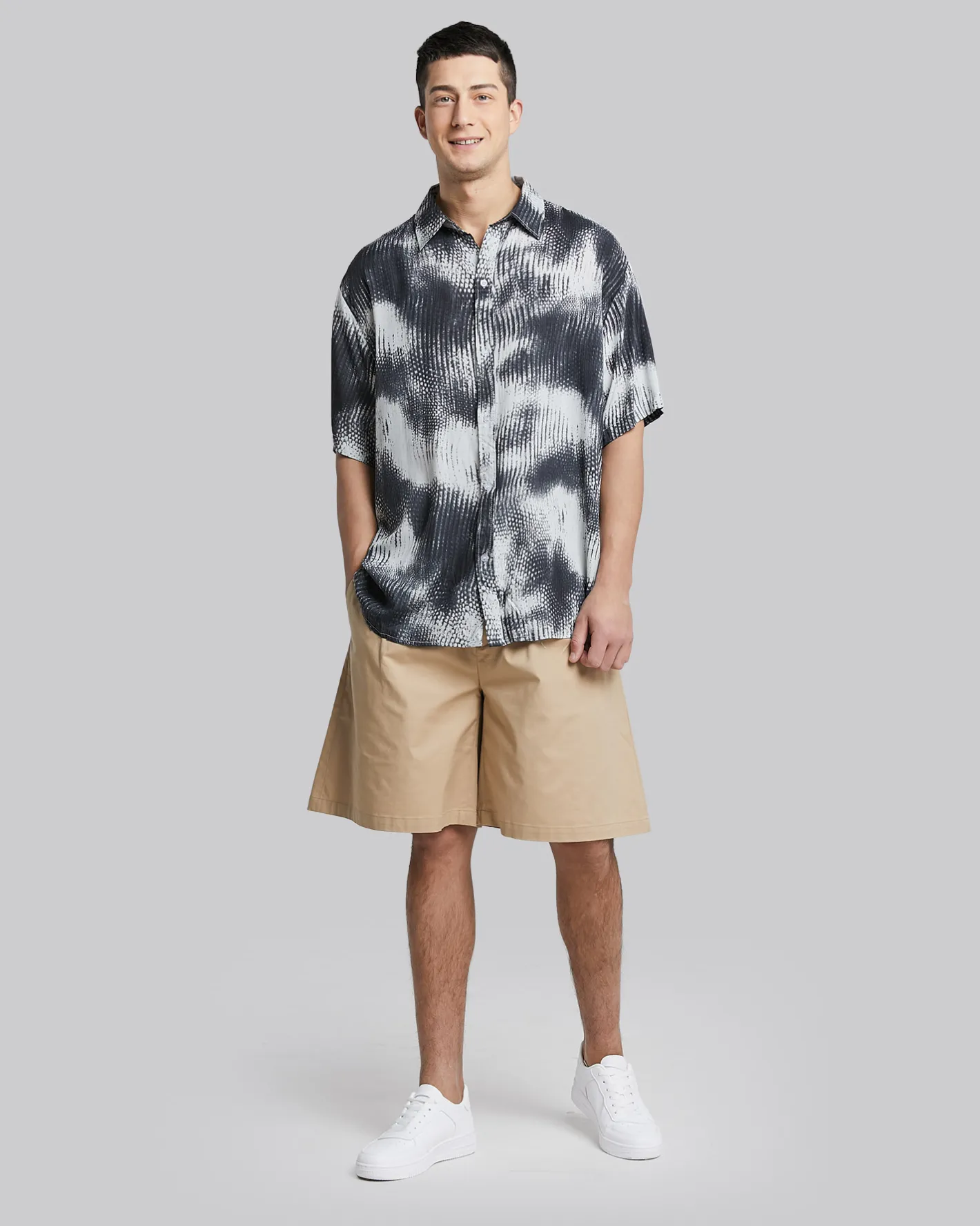 Outlet Loose Knee-Length Shorts Man Shorts