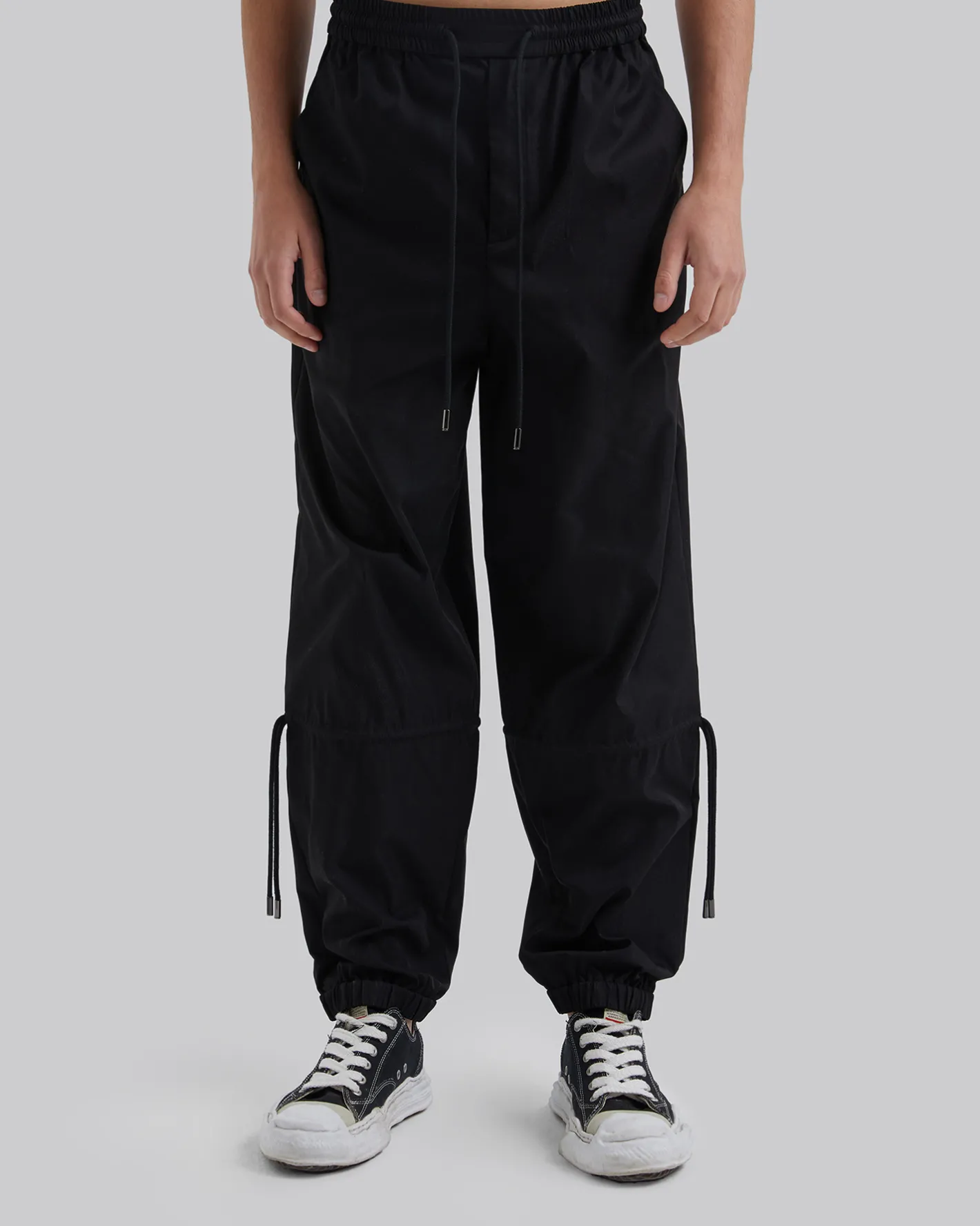 Sale Loose-Fit Drawstring Sweatpants Man Standard Trousers