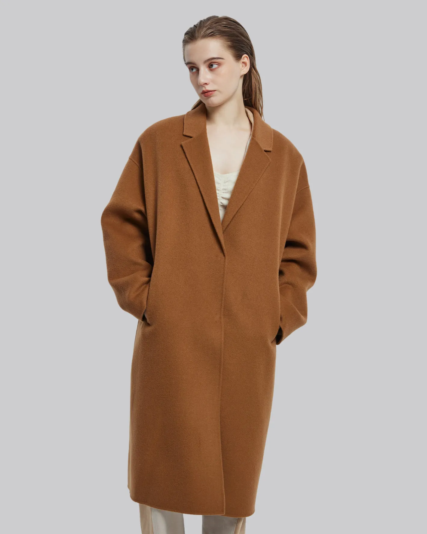 Fashion Oversize Wool Coat Man Coat