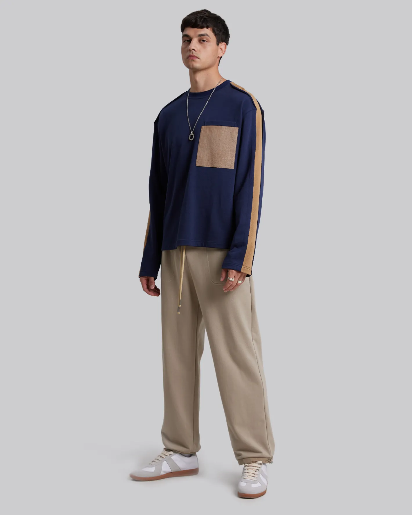 Shop Paneled Sweatshirt Man Standard