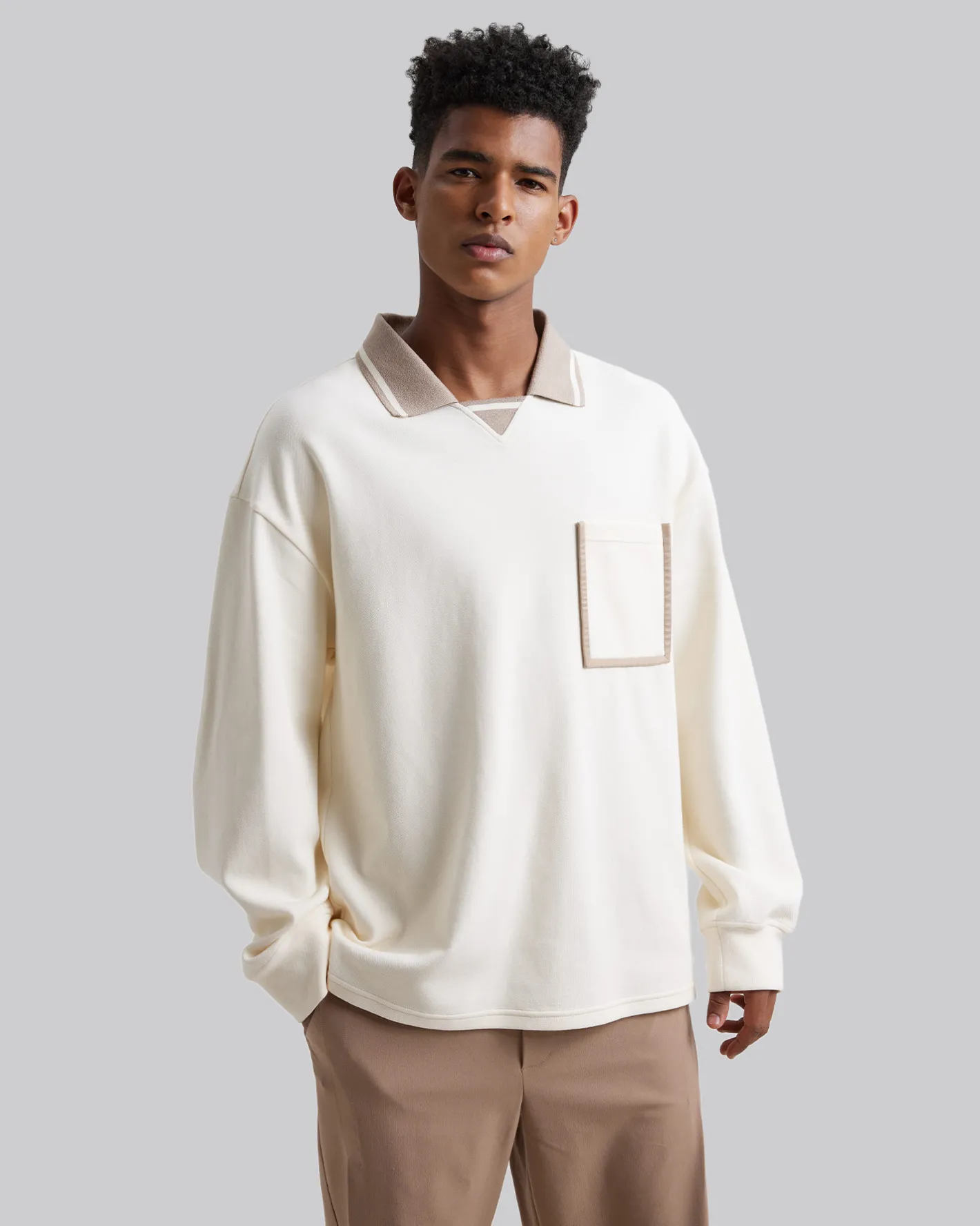 Discount Pull-Over With Outlined Pocket Man Standard