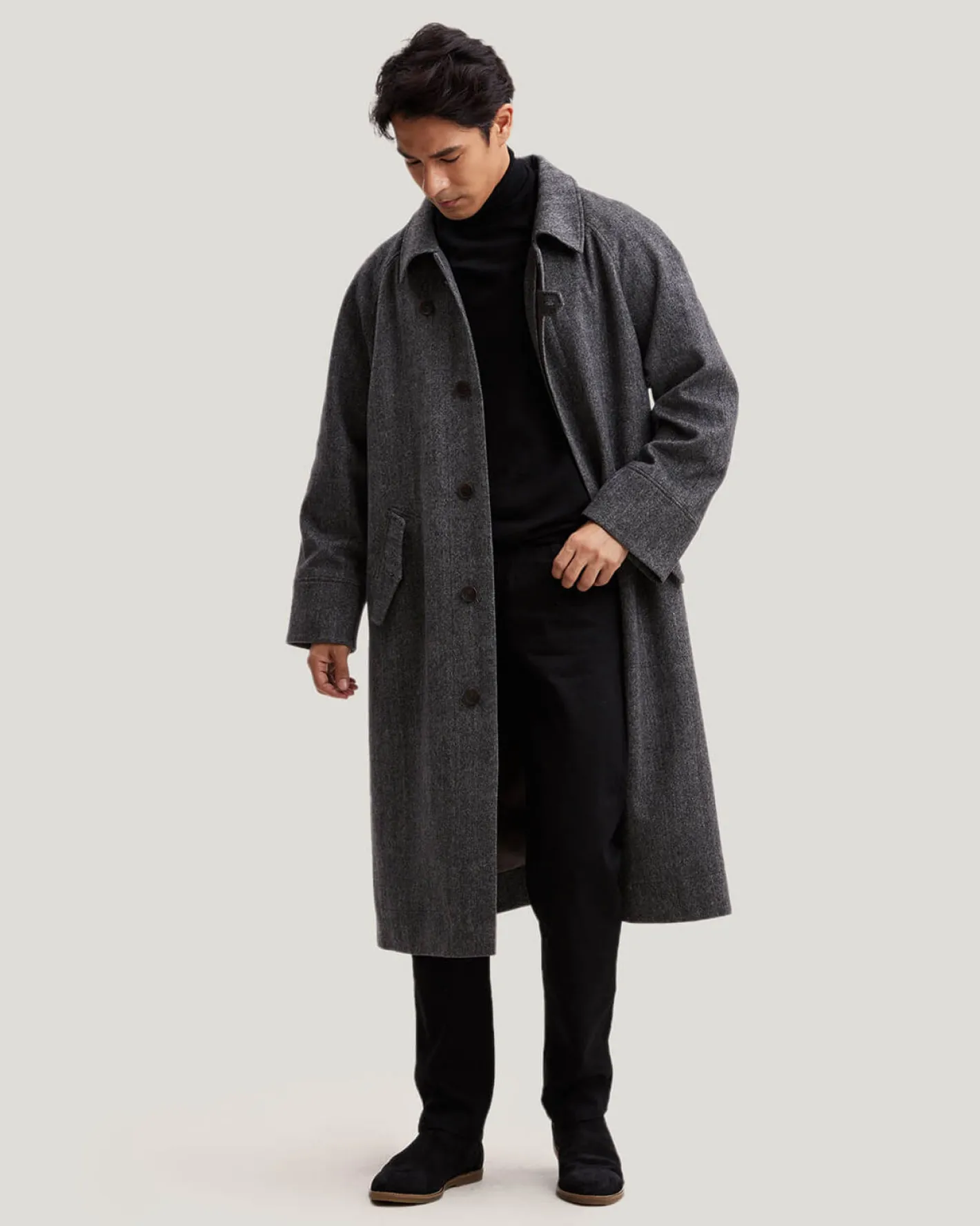 Fashion 1 × Pure Wool Overcoat Man Coat