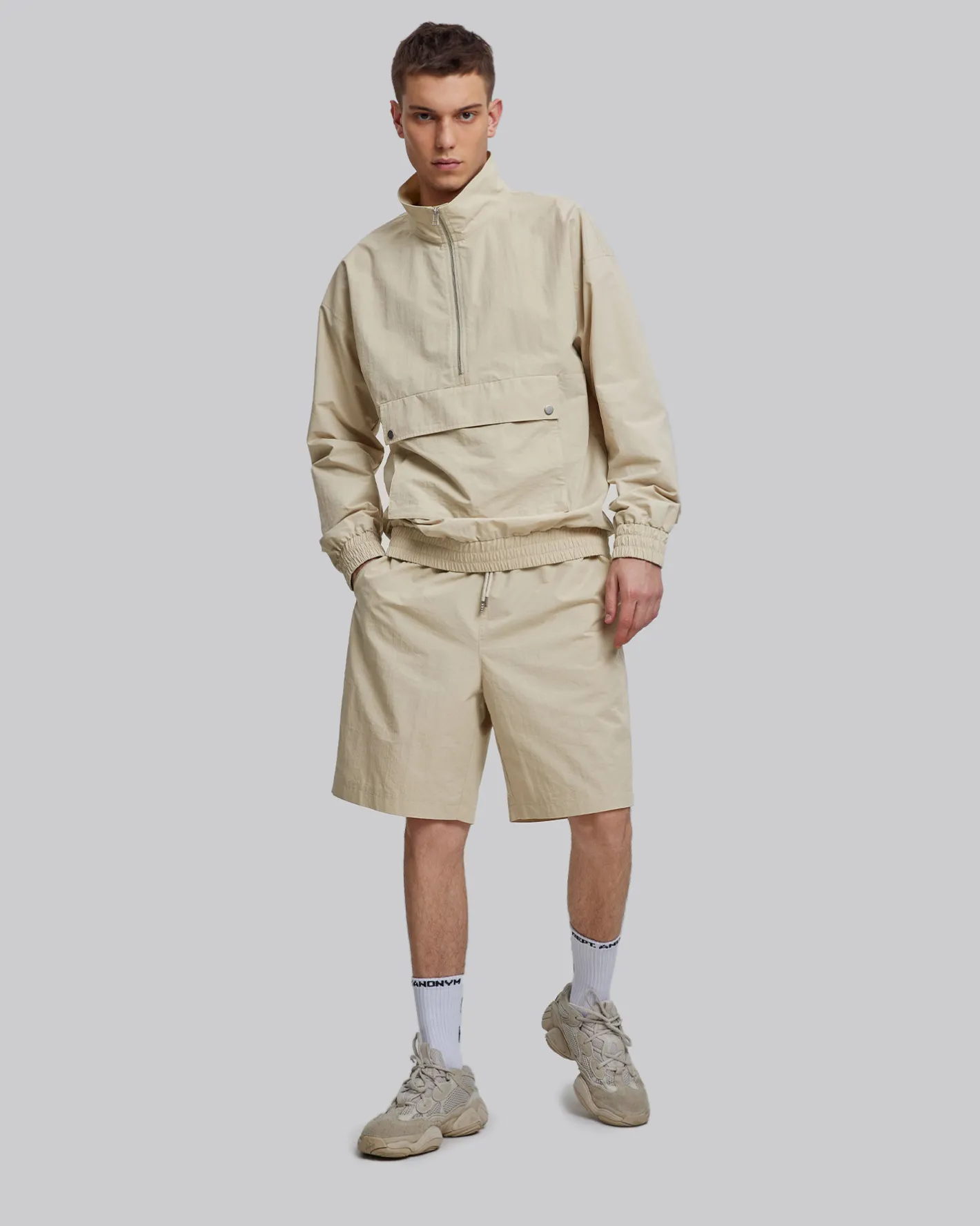 Outlet The Beige Windbreaker Man Standard