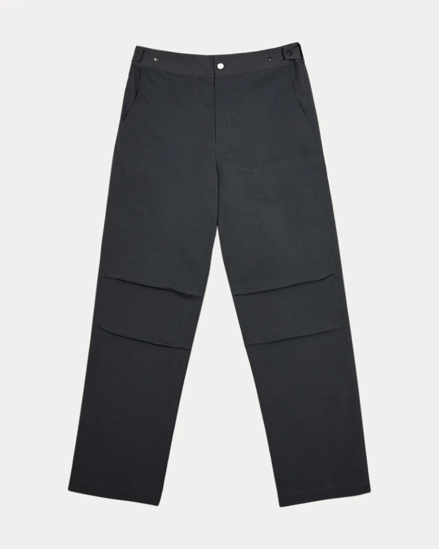 Fashion 1 × Waist-Adjustable Straight-Legs Man Standard Trousers